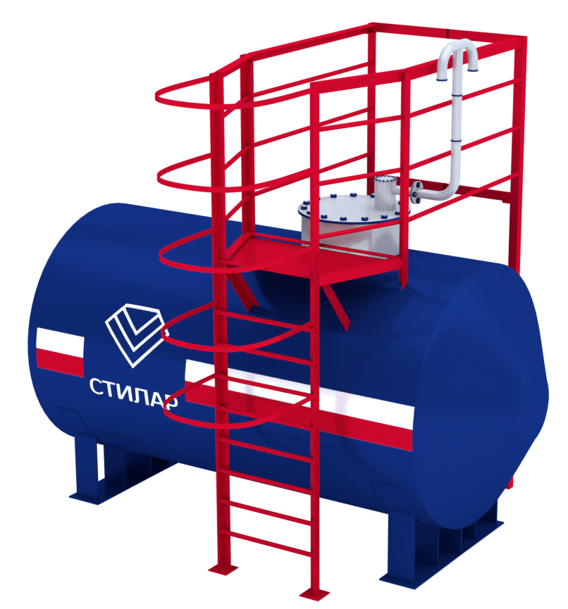 Горизонтальный резервуар РГСН для масла 25 м³ от завода-производителя
